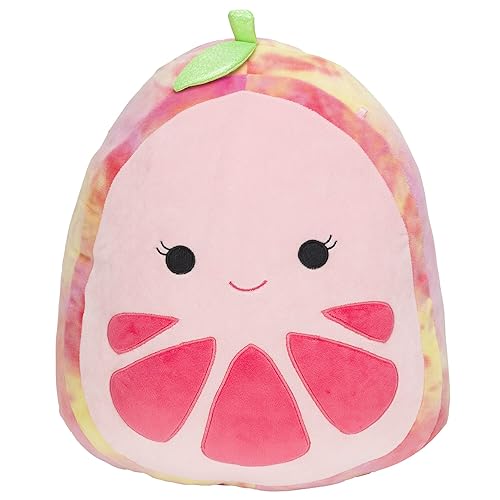 Squishmallows 14-Inch Grapefruit - Scented Add Kaldette to Your Squad, Ultrasoft Stuffed Animal Large Plush Toy, Official Kellytoy Plush - Amazon Exclusive - Scented Grapefruit