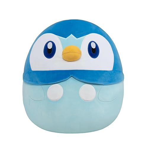 Squishmallows Pokemon 20-Inch Piplup Plush - Add Piplup to Your Squad, Ultrasoft Stuffed Animal Medium Plush, Official Kelly Toy Plush - Piplup - 20-Inch