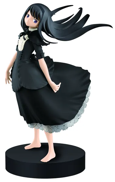 Banpresto 7" Puella Magi Madoka Magica Rebellion: Homura Akemi Figure Black Dress Ver. - 