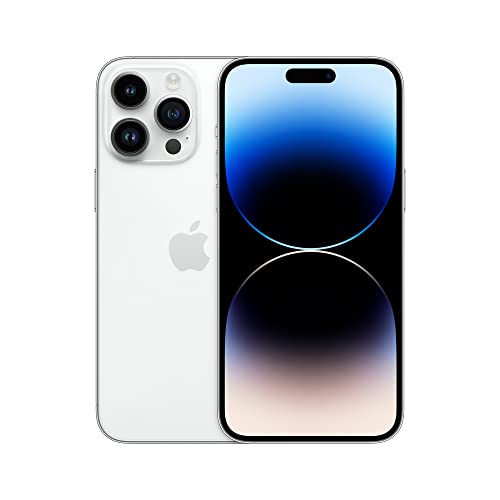 Apple iPhone 14 Pro Max, 128GB, Silver - Unlocked (Renewed) - Silver - 128GB