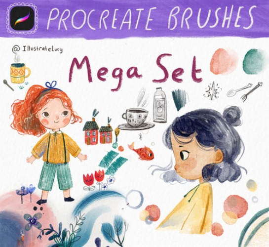 Procreate Brushes Mega Set Bundle
