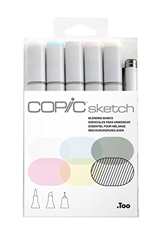 Copic Sketch 6 Piece Set - Blending Basics