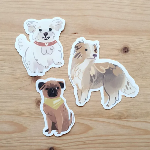 @MonsterPieZoe Dogs sticker pack