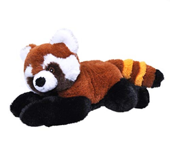 Wild Republic EcoKins Mini Red Panda Stuffed Animal 8 inch, Eco Friendly Gifts for Kids, Plush Toy, Handcrafted Using 7 Recycled Plastic Water Bottles (24789) - Red Panda