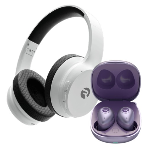 Fitness Audio Kit | Lavender Purple / Frost White
