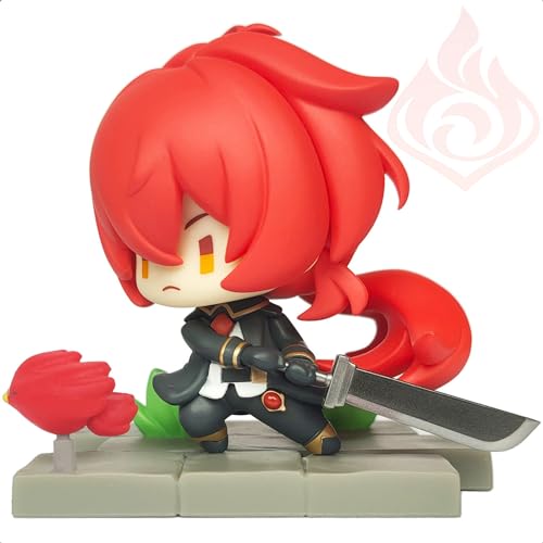 KOOLIYA Genshin Impact Figure - Battle Stance Mondstadt Edition - Diluc, Capsule Toy Ornaments Best Gift Collection for Anime Game Fans (Diluc) - Diluc-1