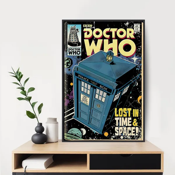 Doctor Who Movie Poster Tardis Comic Film Print Wall Art Print HD Painting Room Decoration Dr. Who Poster