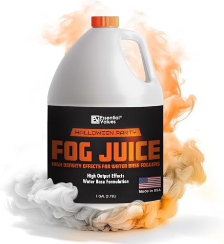 Smoke Fog Machine Liquid, Party Fog Juice | High Density (128 FL OZ / 1 Gallon) – Produces Lasting High Density Haze for Water Based Foggers, Perfect for 400 Watt - 1500 W Machines – Made in USA - High Density Gal.
