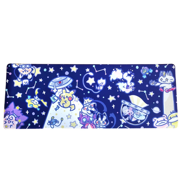 Large Pokemon Mouse Pad Kawaii Pokemon Desk Mat Gaming Room Decor - A