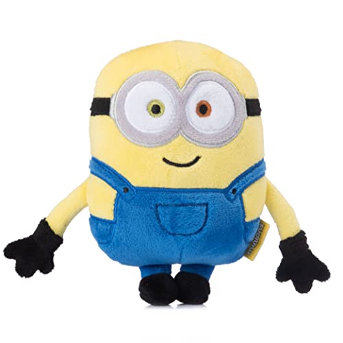 Minions Bob Plush Dog Toy, 9 Inch Medium | Plush Squeaky Dog Toy | Gifts for Fans and their Pets | Officially Licensed Pet Product from Universal Studios - 9 Inch - Bob Plush