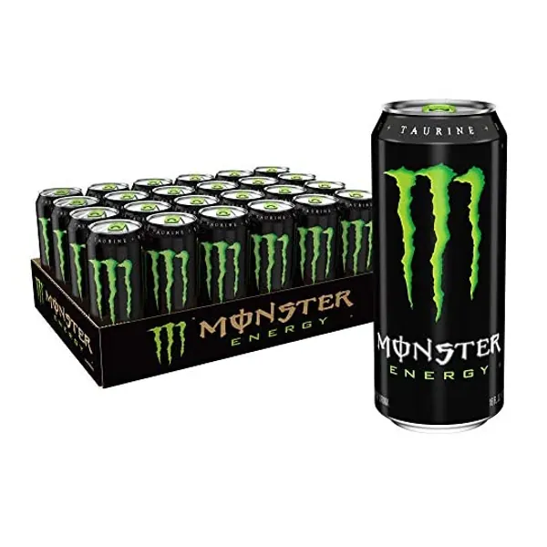 
                            Monster Energy Drink, Green, Original, 16 Ounce (Pack of 24)
                        