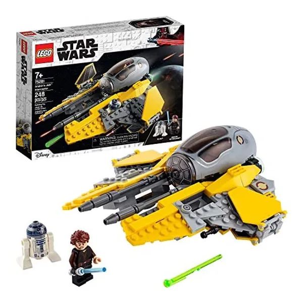 
                            LEGO Star Wars Anakin’s Jedi Interceptor 75281 Building Toy for Kids, Anakin Skywalker Set to Role-Play Star Wars: Revenge of The Sith and Star Wars: The Clone Wars Action (248 Pieces)
                        