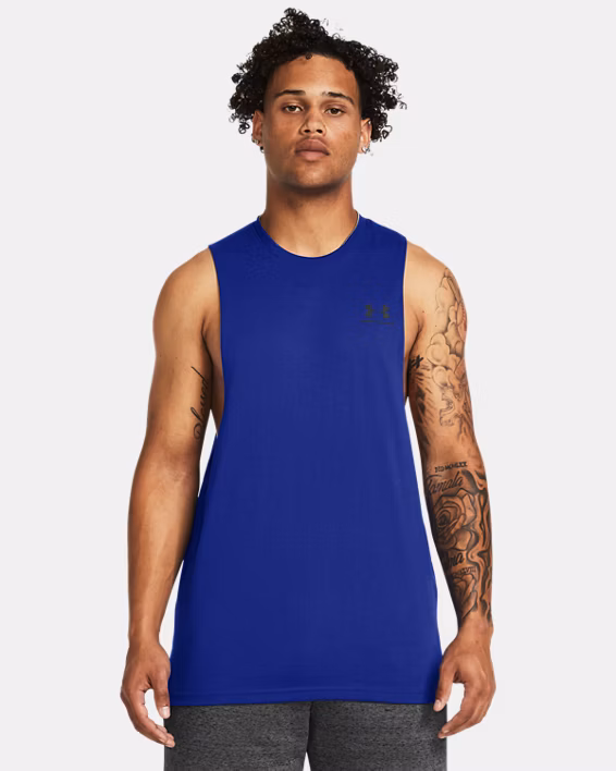 Men's UA Left Chest Cut-Off Tank