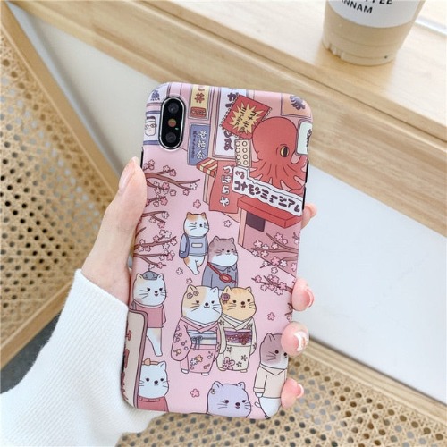 Shiba City Case - iPhone XS / Cherry Blossoms