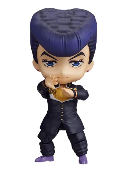 Siesdio JoJo's Bizarre Adventure Q-Version Nendoroid JoJo Touhou Josuke Face-Changeable Hand-Doll Doll Model Collection Toys Desktop Ornaments Group Jewelry Boys and Girls Gifts… - Josuke