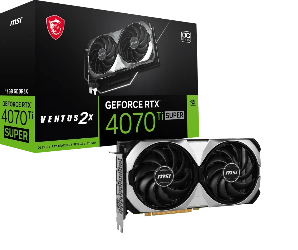 MSI GeForce RTX 4070 Ti Super 16GB Ventus 2X OC