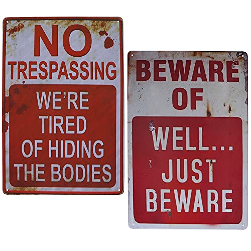 Decor Yard Signs Halloween Props - 2 PCS