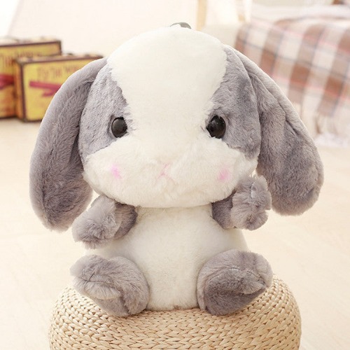 Soft Cute Bunny Backpack | Gray