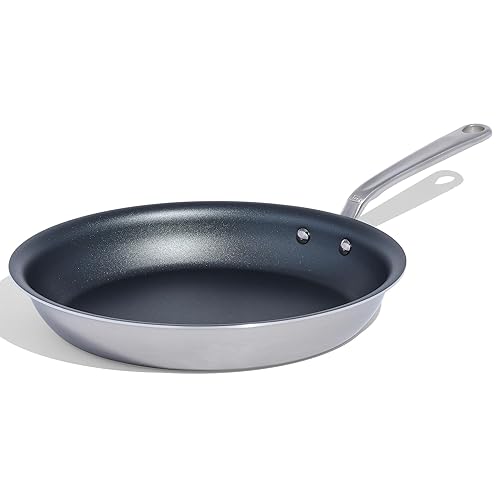 Made In Cookware - ProCoat 12" Non Stick Frying Pan (Graphite) - 5 Ply Stainless Clad Nonstick - Professional Cookware - Crafted in USA - Induction Compatible - 12" Non Stick Frying Pan - Graphite
