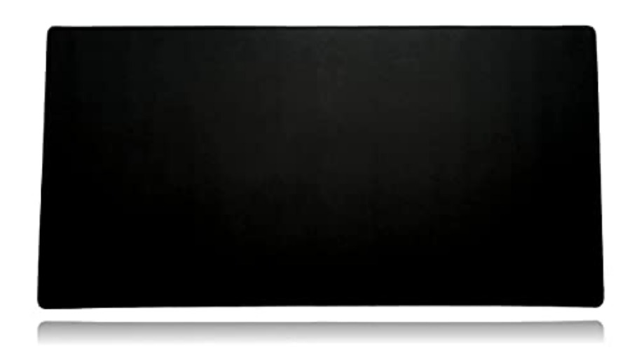 Mega Size Gaming Mouse Pad - Anti Slip Rubber Base - Stitched Edges - Large Desk Mat - 48" x 24" x 0.16" (Mega, All Black/No Logo) - Mega Movie Green Screen