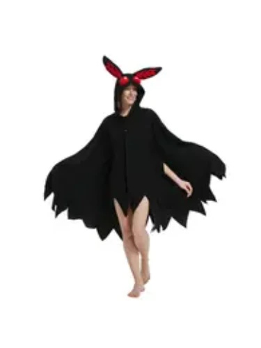 Unisex's Halloween All Over Print Animal Design Hooded Sleep Cape, Casual Cloak Sleeve Button Design Sleepwear for Halloween Party, Fluffy Pajamas for Winter, Fluffy Pajamas, Spirit Halloween 2024