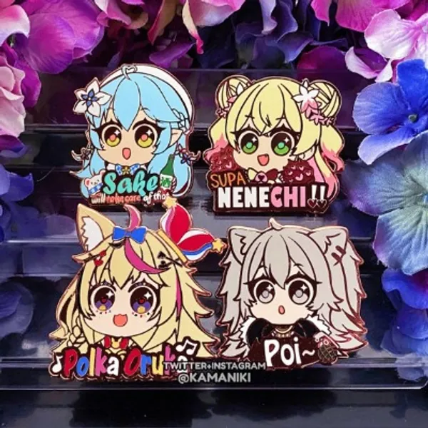 Hololive GEN5 JP Enamel Pins fan Merch | Etsy