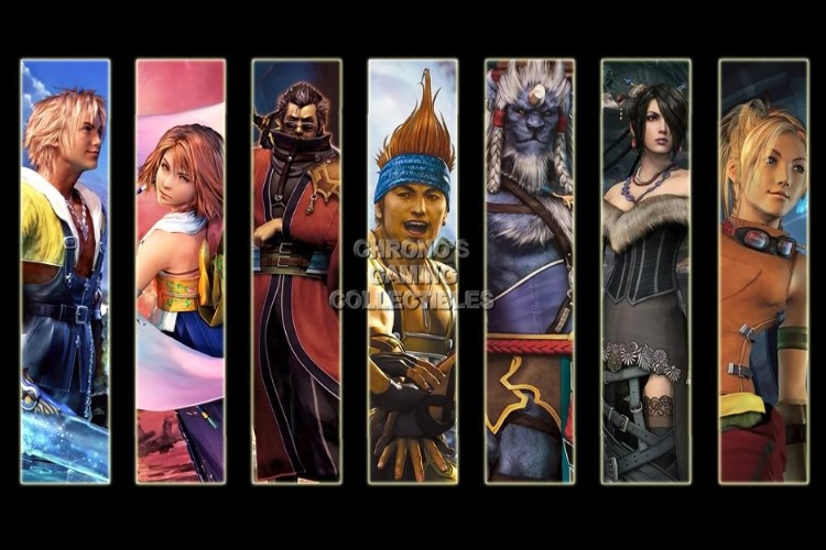 PrimePoster - Final Fantasy X HD Remaster All Characters Poster Glossy Finish Made in USA - YFFX004 (24" x 36" (61cm x 91.5cm))