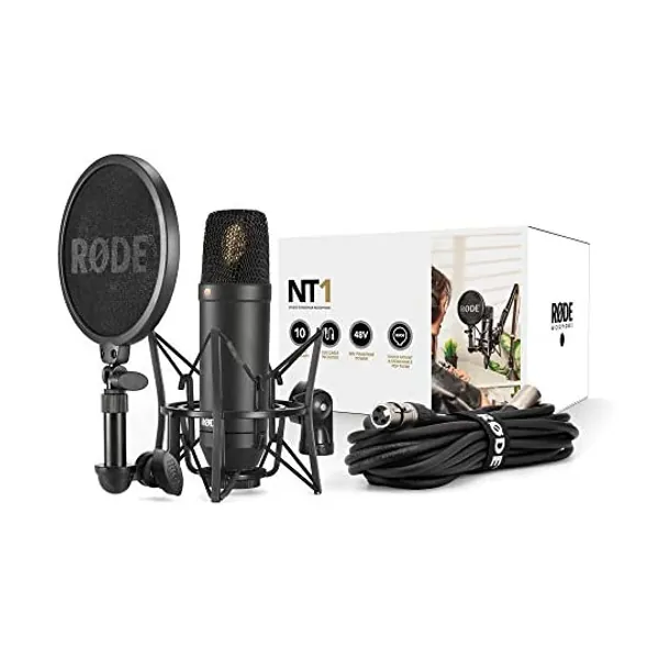 
                            Rode NT1KIT Cardioid Condenser Microphone Package
                        