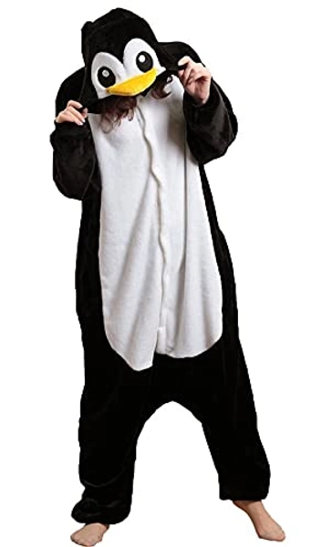 iNewbetter Cosplay Homewear Lounge Wear Kigurumi Onesie Pajamas Animal Costume Unisex Penguin Sleepwear