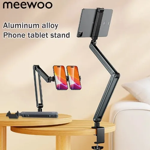 Meewoo Tablet Phone Adjustable Folding Bracket Stand