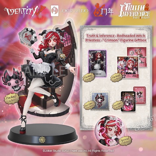 PRE-ORDER FIRST LIMITED EDITION Identity V - Truth & Inference Redheaded Witch Priestess - “Crimson Figurine Giftbox” | Default Title