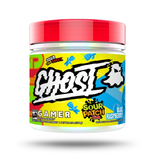 GHOST® GAMER x SOUR PATCH KIDS® | BLUE RASPBERRY | 40 Servings / SOUR PATCH KIDS® Blue Raspberry