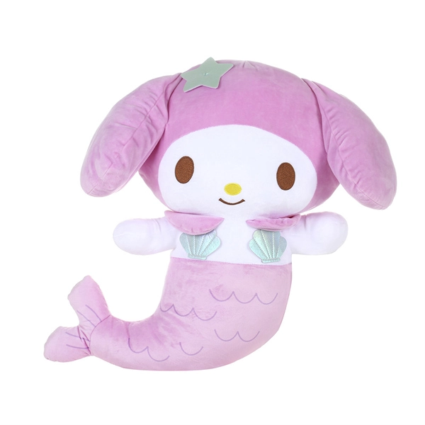 Official 19in Plush Toys Cute Mermaid Plushie Hello Kitty Melody Stuffed Animals - My Melody