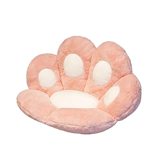 SUVIA Niedliches Sitzkissen,Katzenpfoten Stuhlkissen,Faules Sofa in Katzenpfotenform,Sofa Rücken Kissen Nap Kissen Kissen Spielzeug Geschenk Für Erwachsene Kinder (Rosa) - Rosa