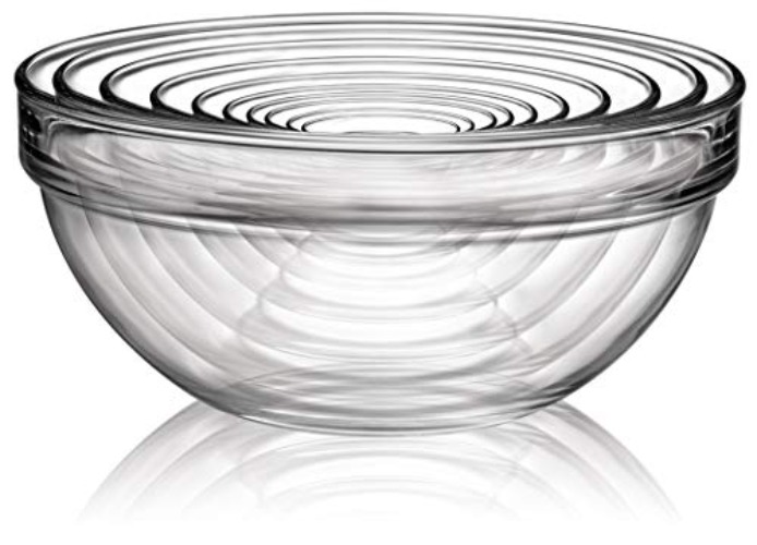 Luminarc Stackable Bowl 10-Piece Set, Glass, 1, Clear - Ecommerce Packaging