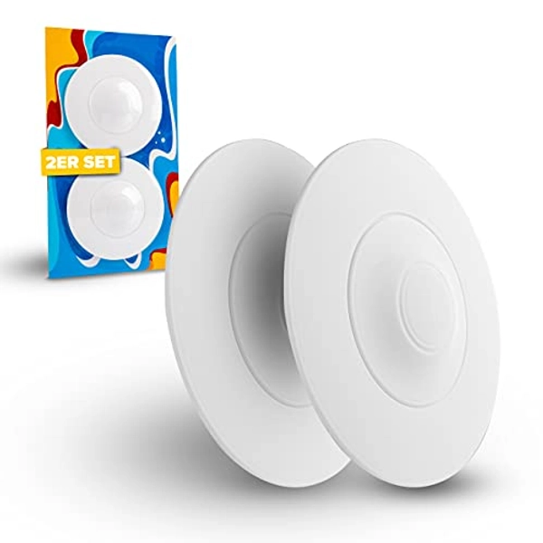 ABFLUSSHELD Universal Abflussstopfen - Waschbeckenstöpsel mit Haarsieb Funktion - Praktisches Abflusssieb Silikon - Abfluss Stöpsel Badewanne und Waschbecken - Badewannenstöpsel Gummi im 2er Set