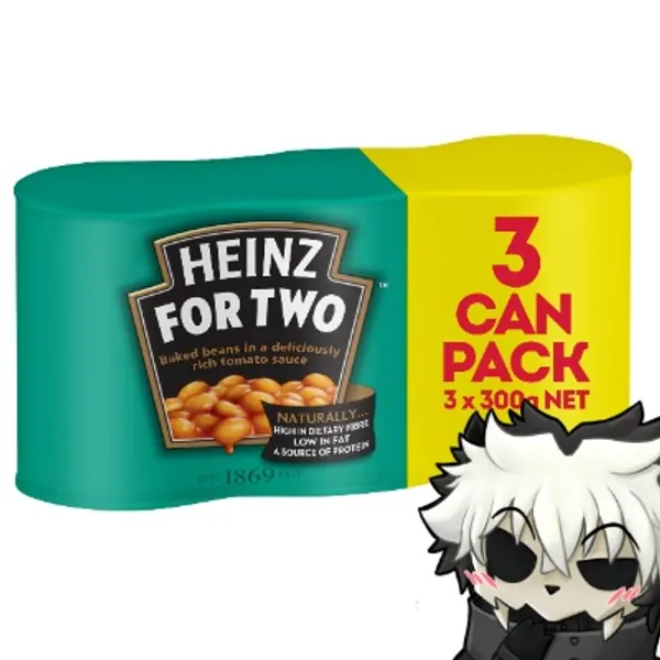 Heinz Baked Beans in Tomato Sauce, 3 x 300g