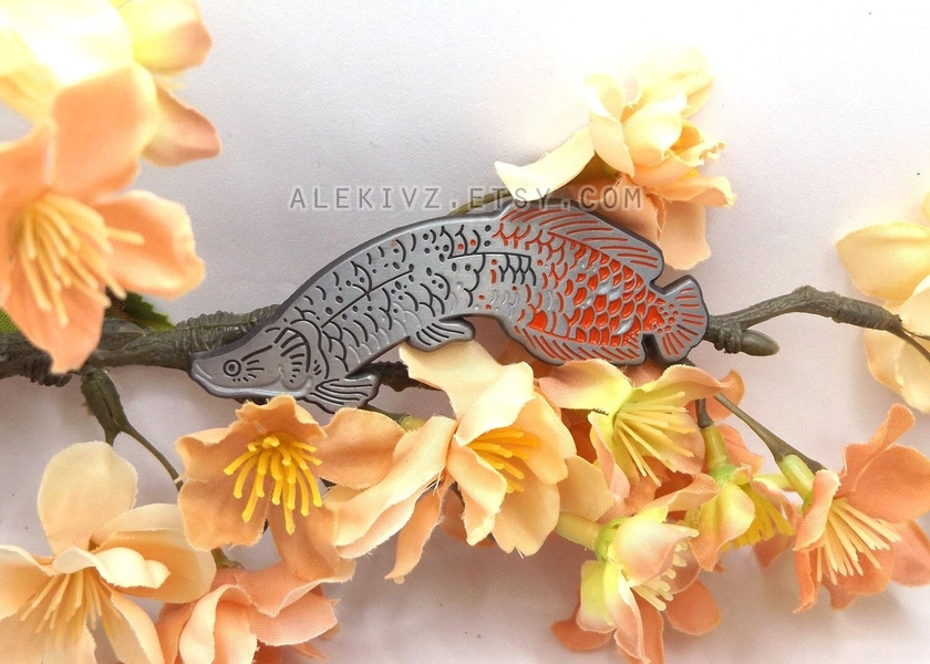 ARAPAIMA . Giant Fish Pin