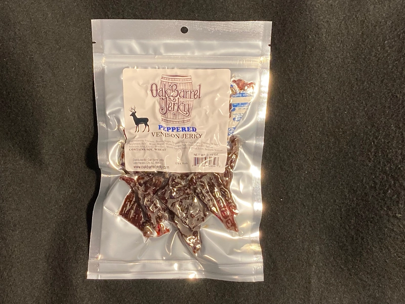 Peppered Venison Jerky