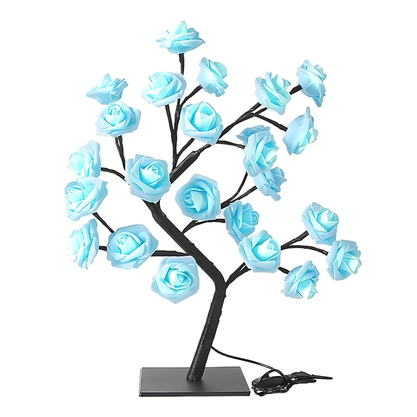 DISCOUNTED & no freight! Turquoise LED Rose Tree Lamp
