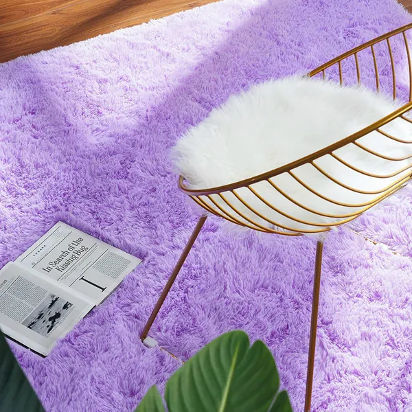 Soft floor mat - Lavender (Large, 153 x 203cm)
