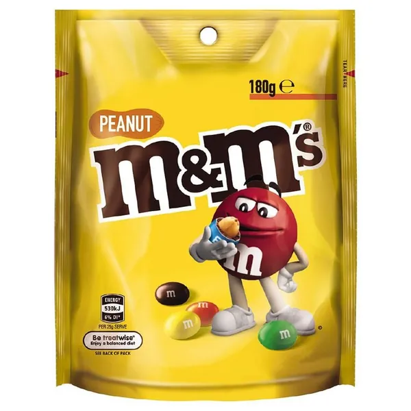 Peanut M&M's 180g Bag