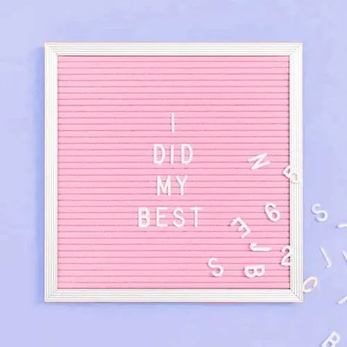DISCOUNTED & no freight! Pink Felt Letter Board