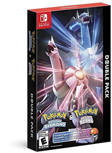 Pokémon Brilliant Diamond & Pokémon Shining Pearl Double Pack - Nintendo Switch - Nintendo Switch - Brilliant Diamond & Shining Pearl