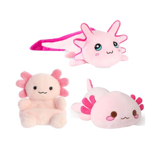 Mia - Premium Pink Axolotl Plush Toys - Color 0 / To be customized