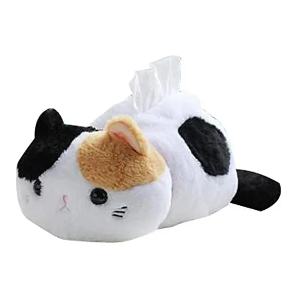 
                            BusyPet (Large Size) Kawaii Cat Cute Tissue Box Cover/Cat Tissue Dispenser/Napkin Holder/Gifts for Cat Lovers/Home Decor
                        