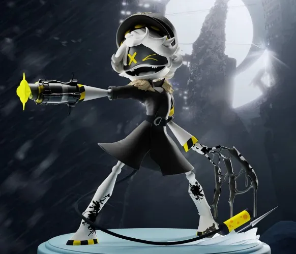 Murder Drone N Statue