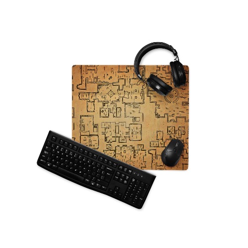 Dungeon Map Gaming Mousepad - 18″×16″