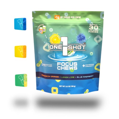 Assorted Focus Chews | Vitamins & Immunity (Approx. 30 Pieces - 3 Flavors)