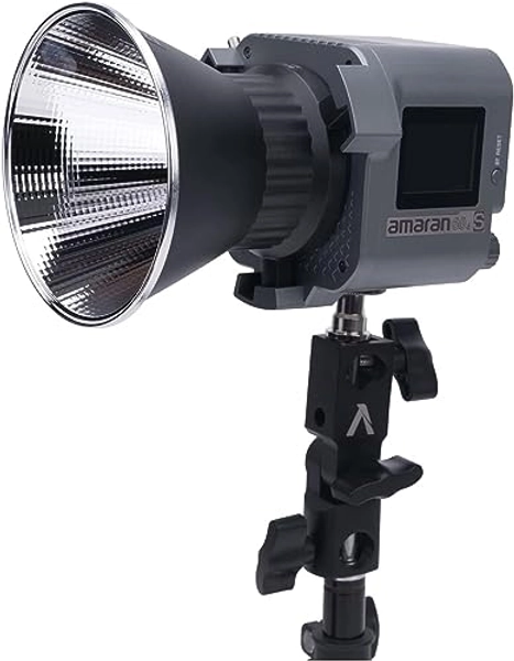 US Stock Aputure Amaran COB 60d Ultra-Compact Daylight LED Video Light, 65W Output Daylight Bowens Mount Point-Source LED, 45,100lux @ 1 Meter,5600K Daylight CCT,CRI: ≥96, TLCI: ≥96